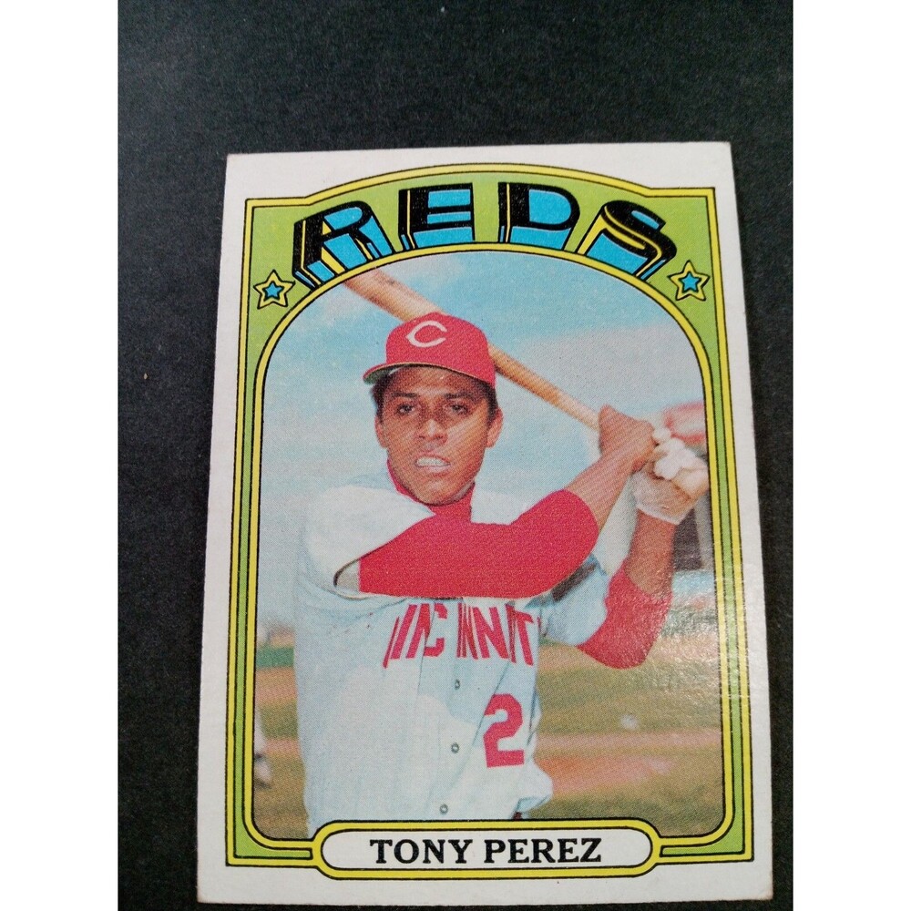 1972 TOPPS TONY PEREZ HOF CARD #80 CINCINNATI REDS-EC